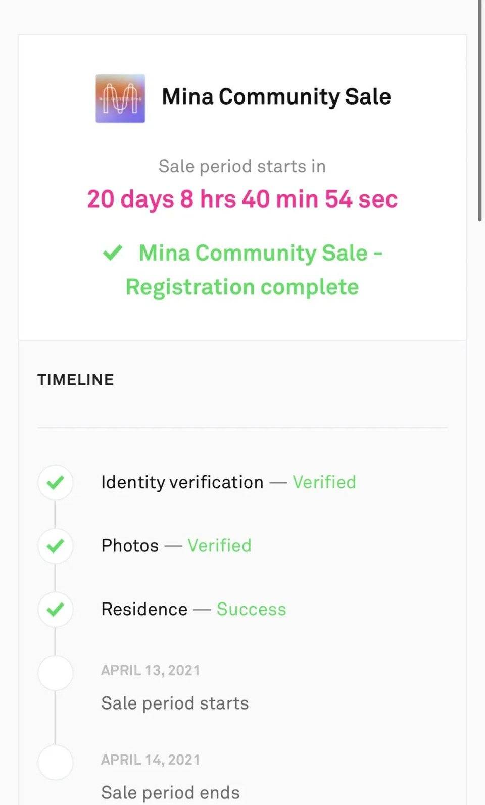 解析轻量级区块链协议 Mina 特性、运作机制与 Coinlist 参与教程