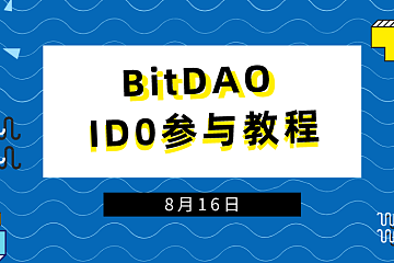 如何参与BitDAO IDO抢购
