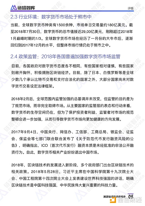 溯源链项目评级报告：BB级， 应用场景恰当 团队技术实力存疑 | 链塔智库