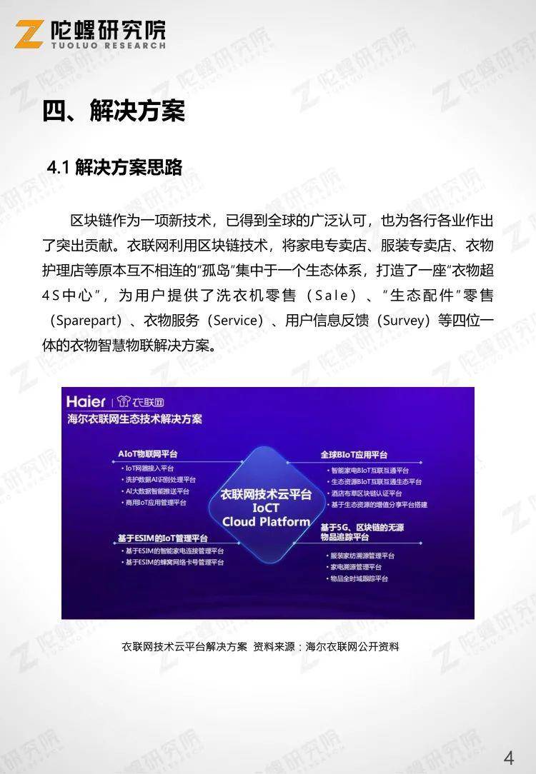 陀螺产业区块链第十季 | 区块链技术在海尔衣联网中的应用