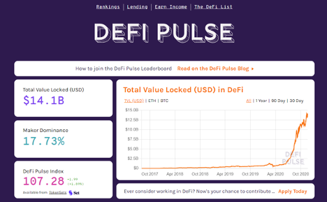 DeFi Pulse项目介绍