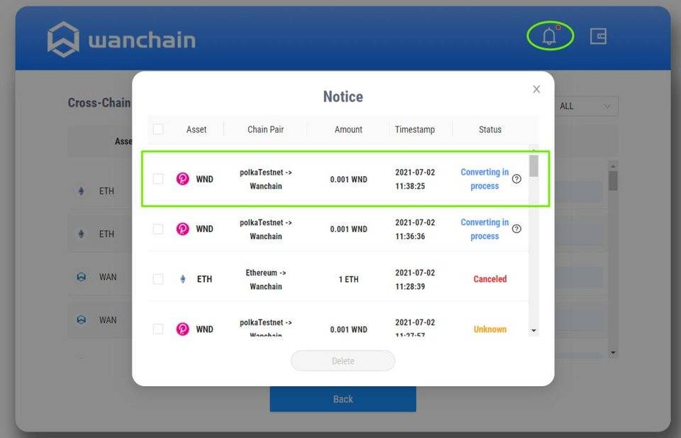 Wanchain 测试网跨链集成 Polkadot 并开放公测