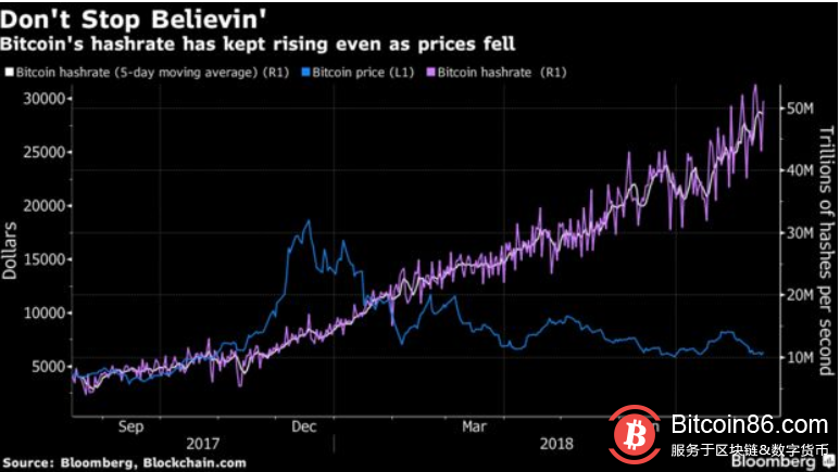 比特币价格跌跌不休，矿商仍在大规模扩张？ 