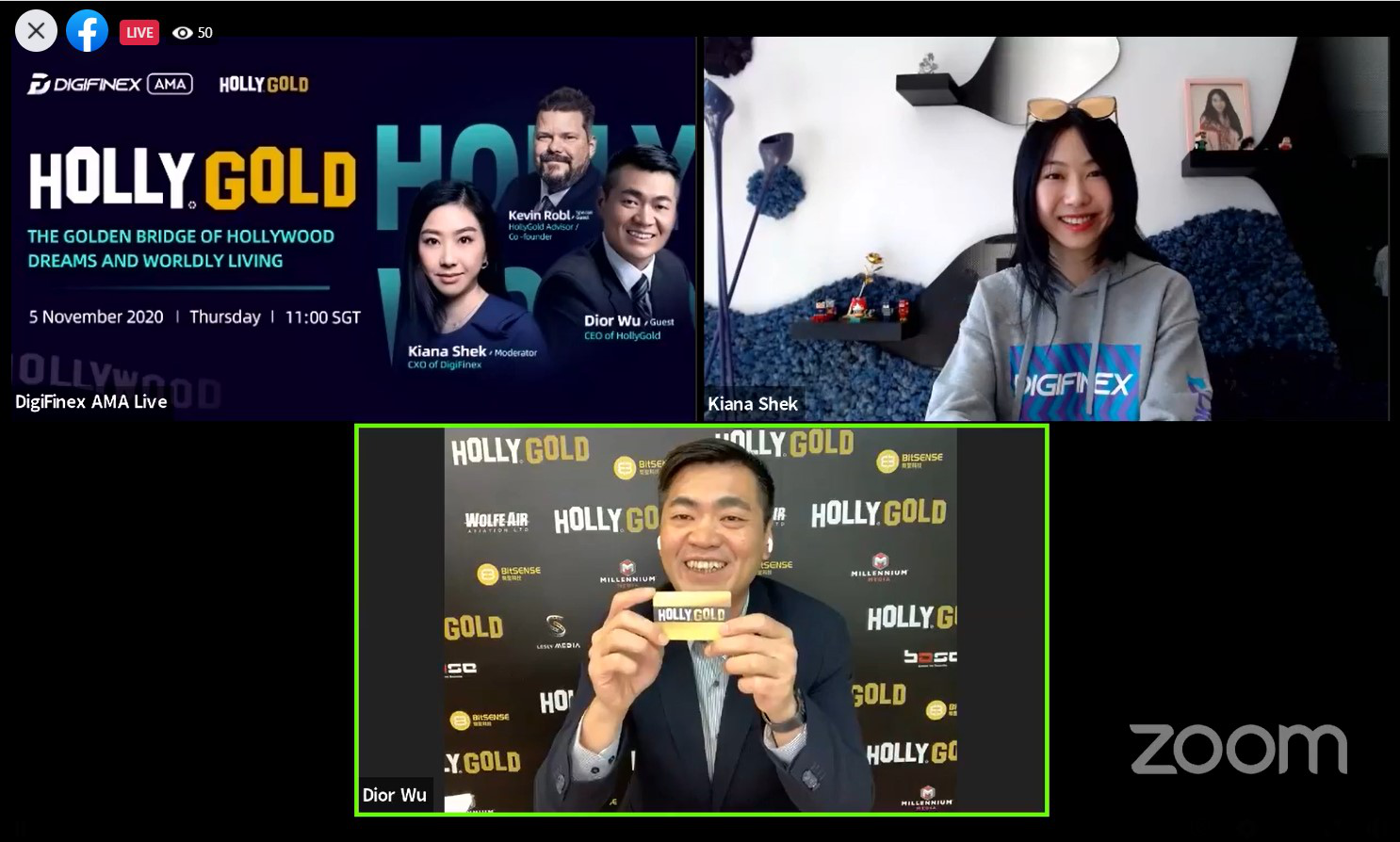 DigiFinex AMA | 影视公链HollyGold—好莱坞般梦想与财富享乐生活的缔造者