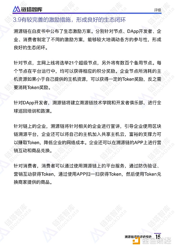 溯源链项目评级报告：BB级， 应用场景恰当 团队技术实力存疑 | 链塔智库