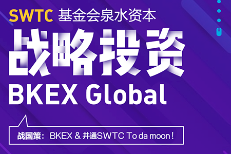 BKEX 再获井通SWTC公链孵化基金泉水资本战略投资