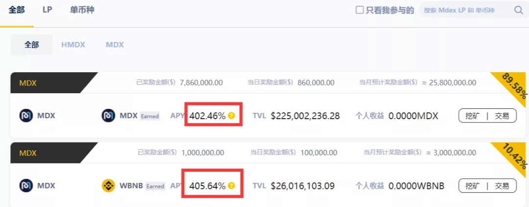 Mdex 锁仓39亿美元，挖矿已减半，会搞事么？