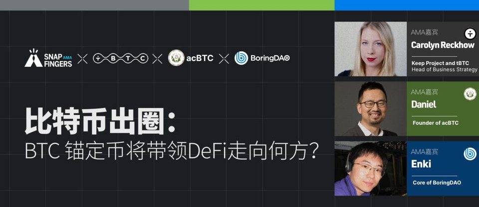 比特币出圈：BTC 锚定币将带领 DeFi 走向何方？