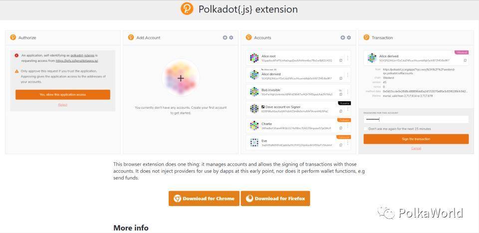 使用 Polkadot.js 插件创建和管理多个波卡生态链账户 | 波卡入门教程系列