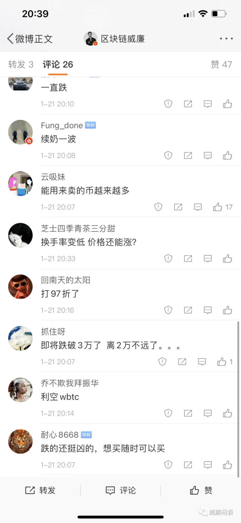 威廉：灰度大把买币，币价为什么不涨反跌？