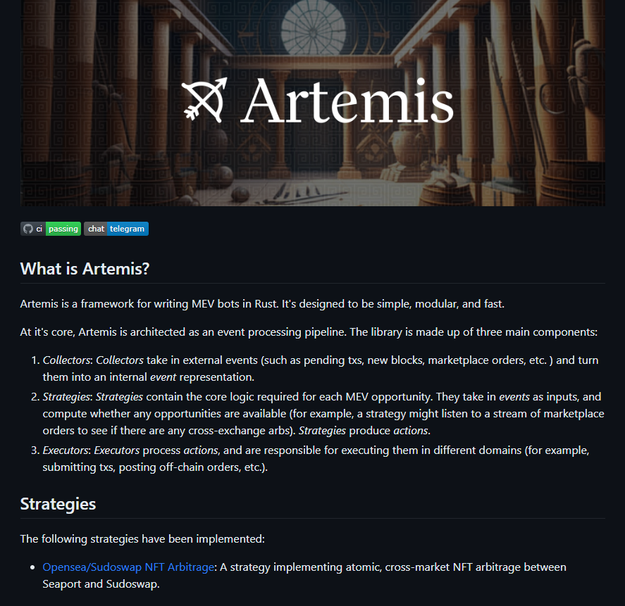 一文读懂Artemis：Paradigm出品，开源的MEV Bot框架