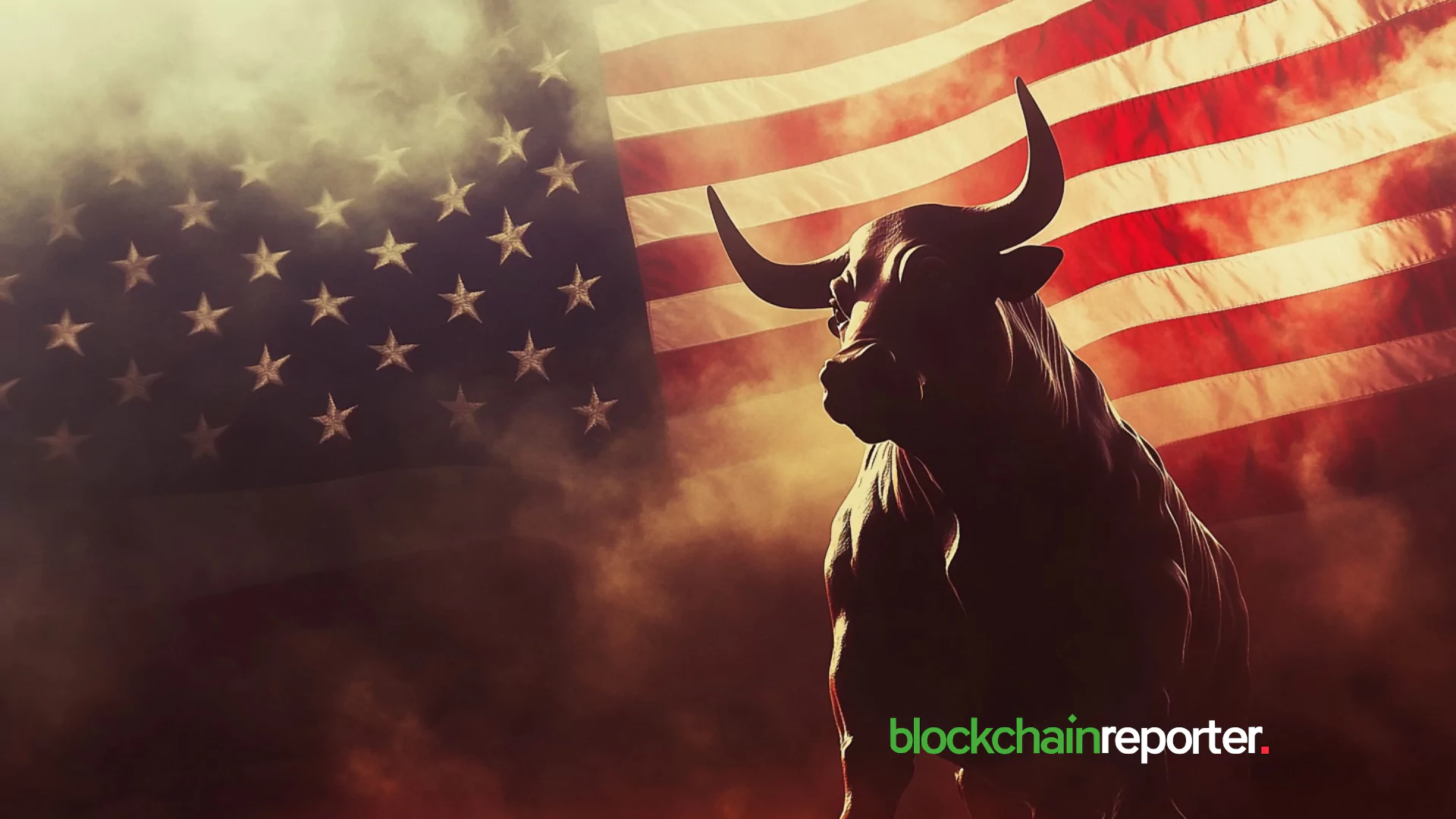 Usa Flag Bull