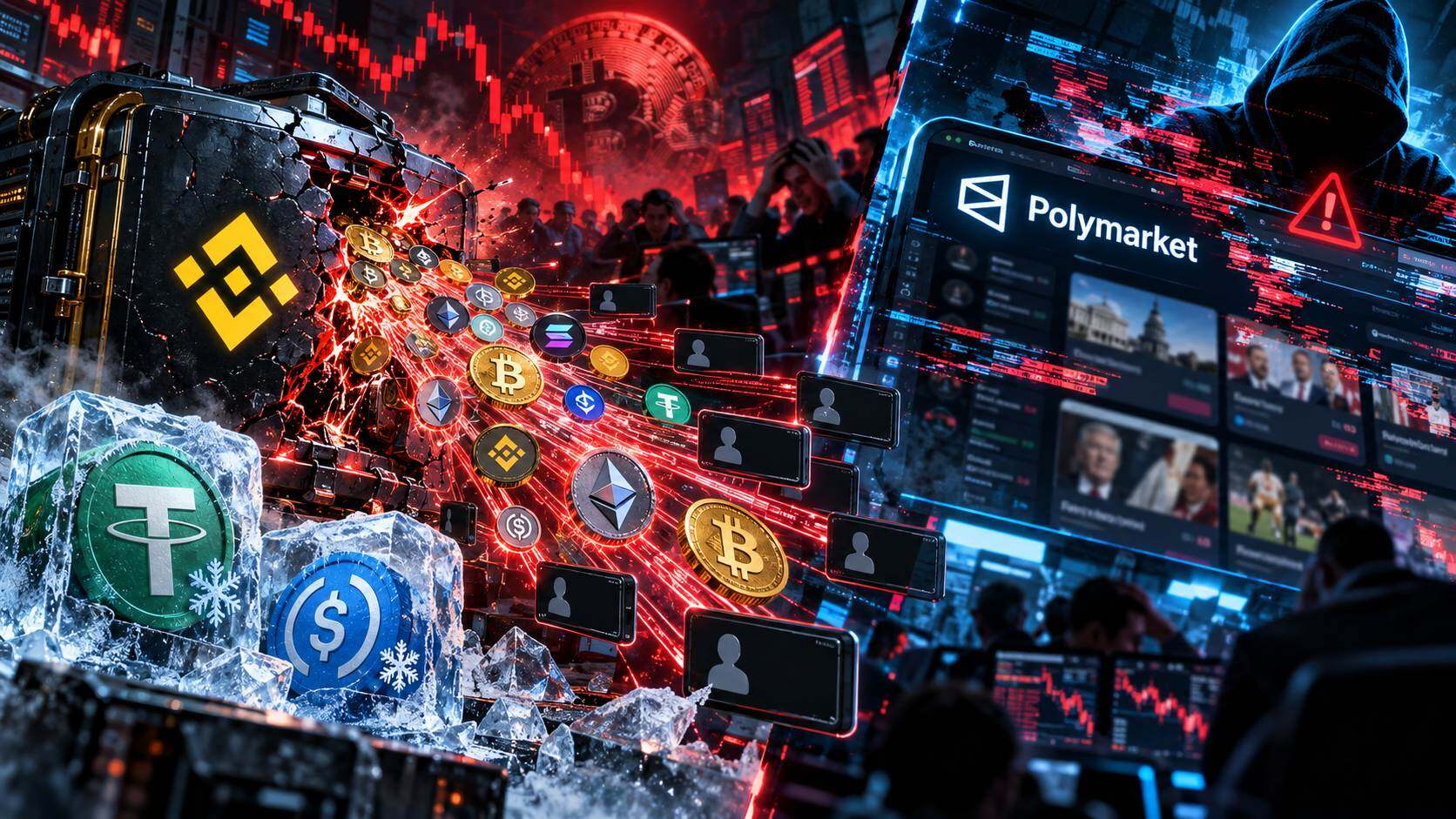 币安热钱包疑遭黑客攻击，数十亿美元流出；Polymarket同日UI遭入侵