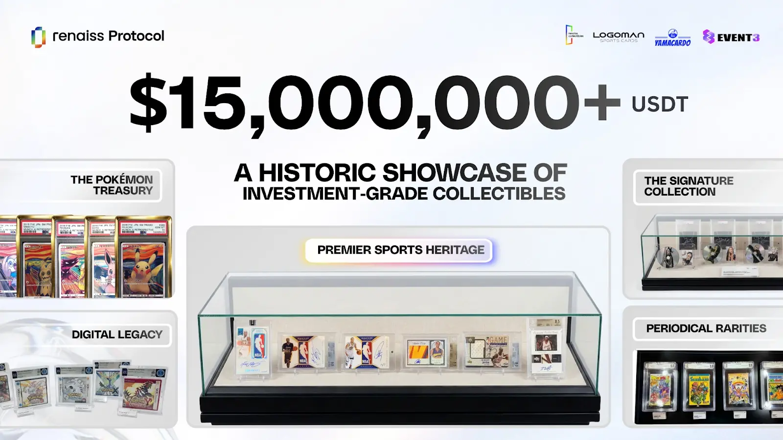 Renaiss 1,500 万美元级收藏品展览背后：BNB Chain 上的收藏品 RWA 基础设施构建