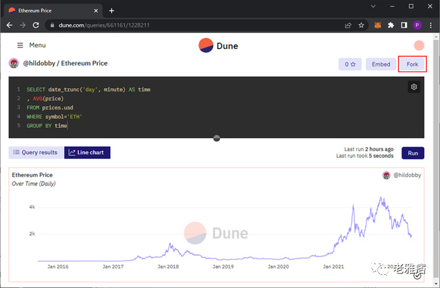 「保姆级教程」如何用 Dune 分析区块链数据