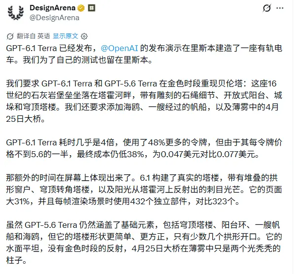 OpenAI中端模型开打价格战，“工具人”GPT-6.1 Terra上线