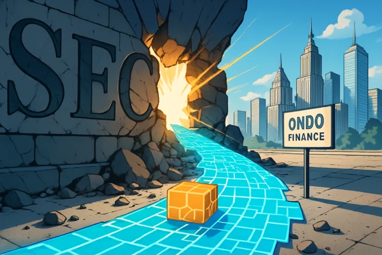 美國 SEC 終止 Ondo Finance 調查案「無任何指控」！$ONDO 應聲跳漲衝破 0.5 美元
