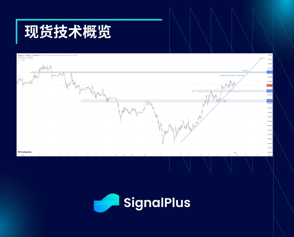 BTC波动率 ：一周回顾2024年7月15日–22日