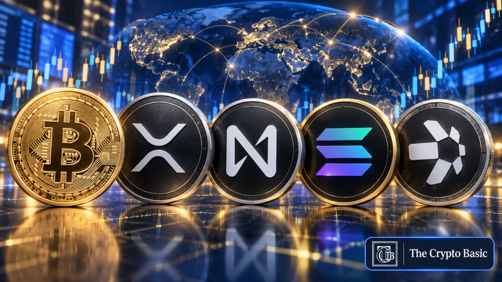 Crypto Price Analysis, BTC, XRP, NEAR, SOL and QNT, October 6: Bitcoin and XRP Slip as NEAR and Quant Advance