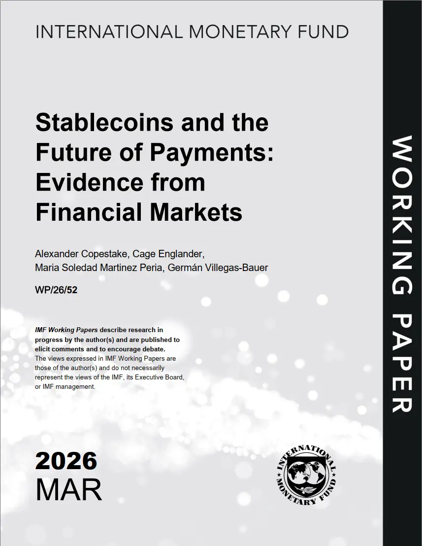 IMF | 稳定币与支付的未来：来自金融市场的证据