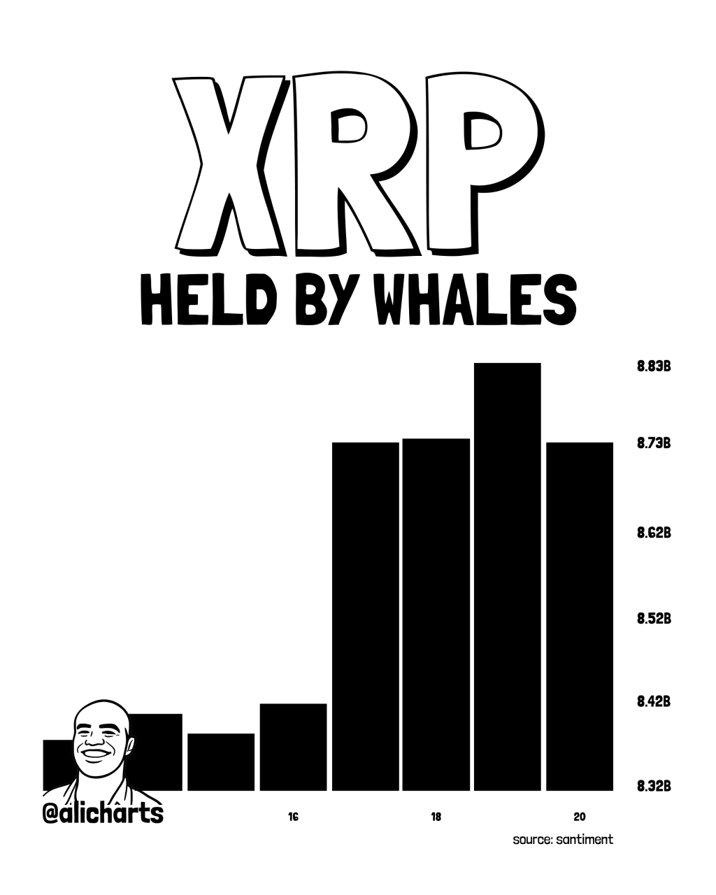 XRP held by whales