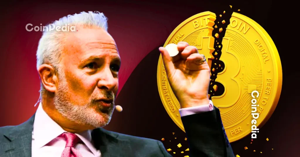 Bitcoin vs Silver Crash: Expert Calls Out Peter Schiff Over Double Standards