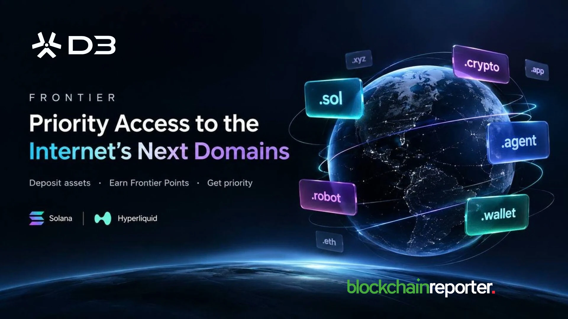 D3 Launches Frontier for Priority Access to Names in ICANN’s New Domain Round