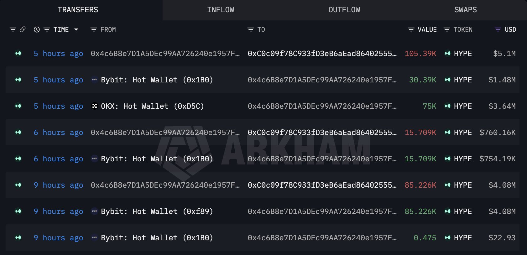 HYPE Accumulation Intensifies As Whale-Linked Position Surpasses $100M