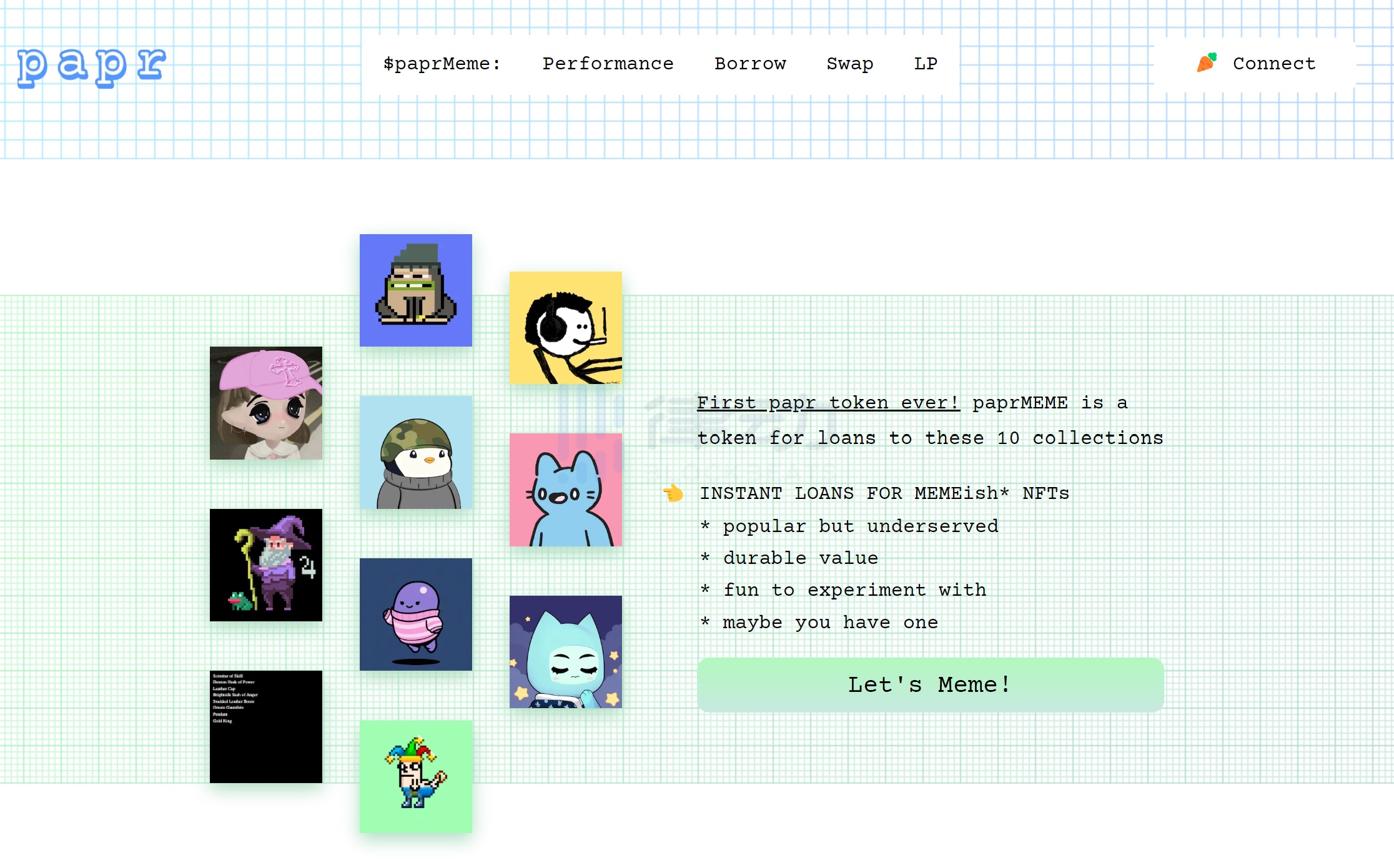 详解NFT借贷平台paprMEME：原生Token驱动，持有者即为贷方