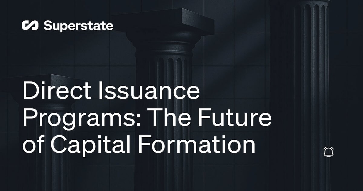 上場企業がソラナ・ETH上で直接株式発行　Superstate新サービスを予定