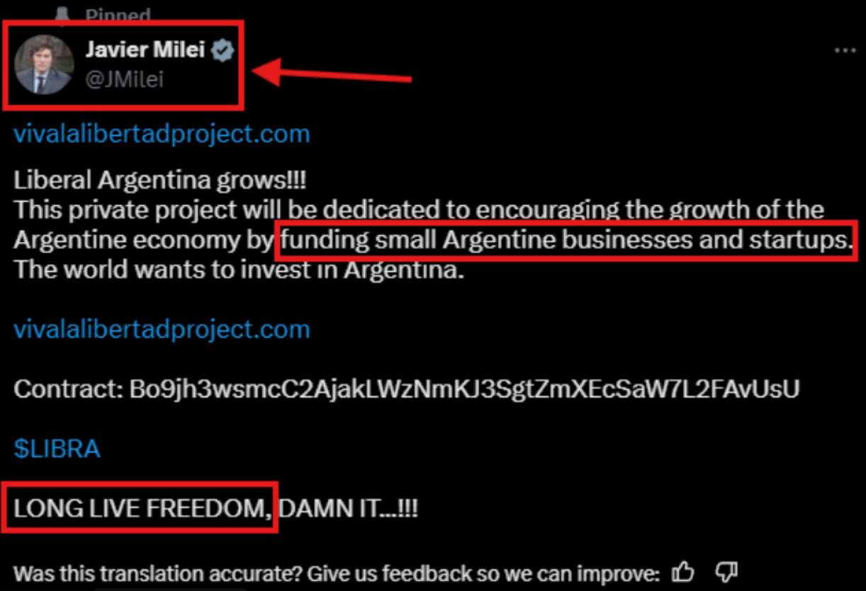 Argentina, Corruption, Libra, Memecoin, Javier Milei