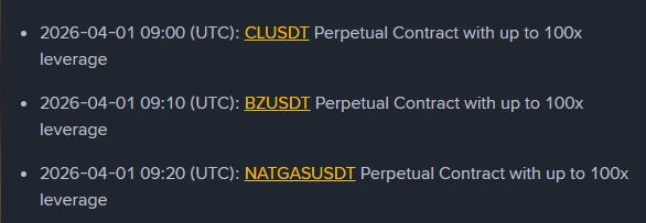 Binance to launch crude oil and natural gas perpetual futures trading