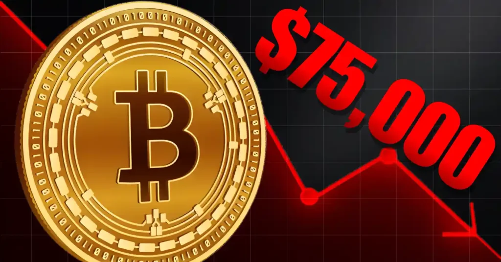 Bitcoin Price Prediction: Will BTC Hold $75K Support or Break Lower?