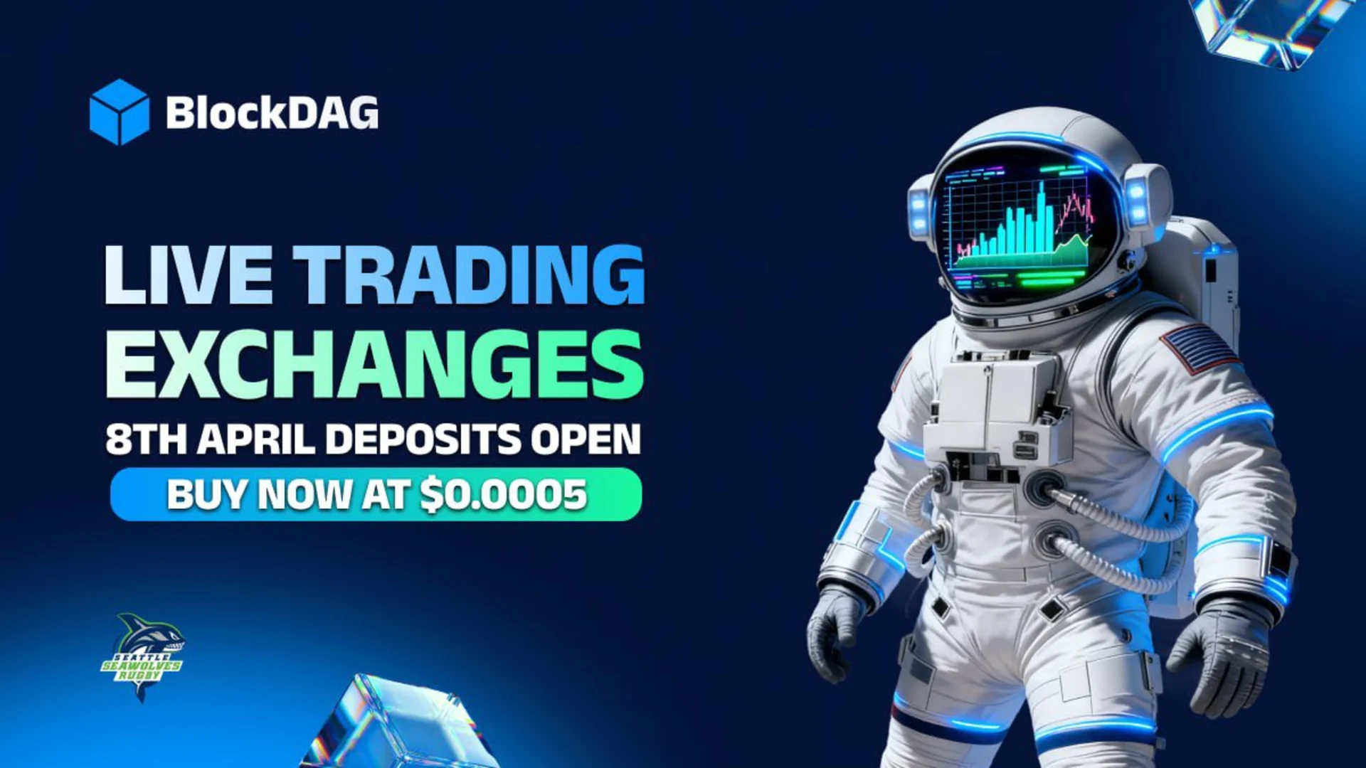 While Solana and Kaspa Track Market Trends, BlockDAG Breaks Records: Last Call for $0.0005 Before April 8 Trading