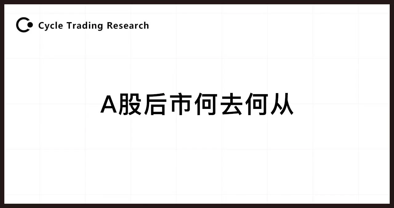 Cycle Trading：A股后市何去何从