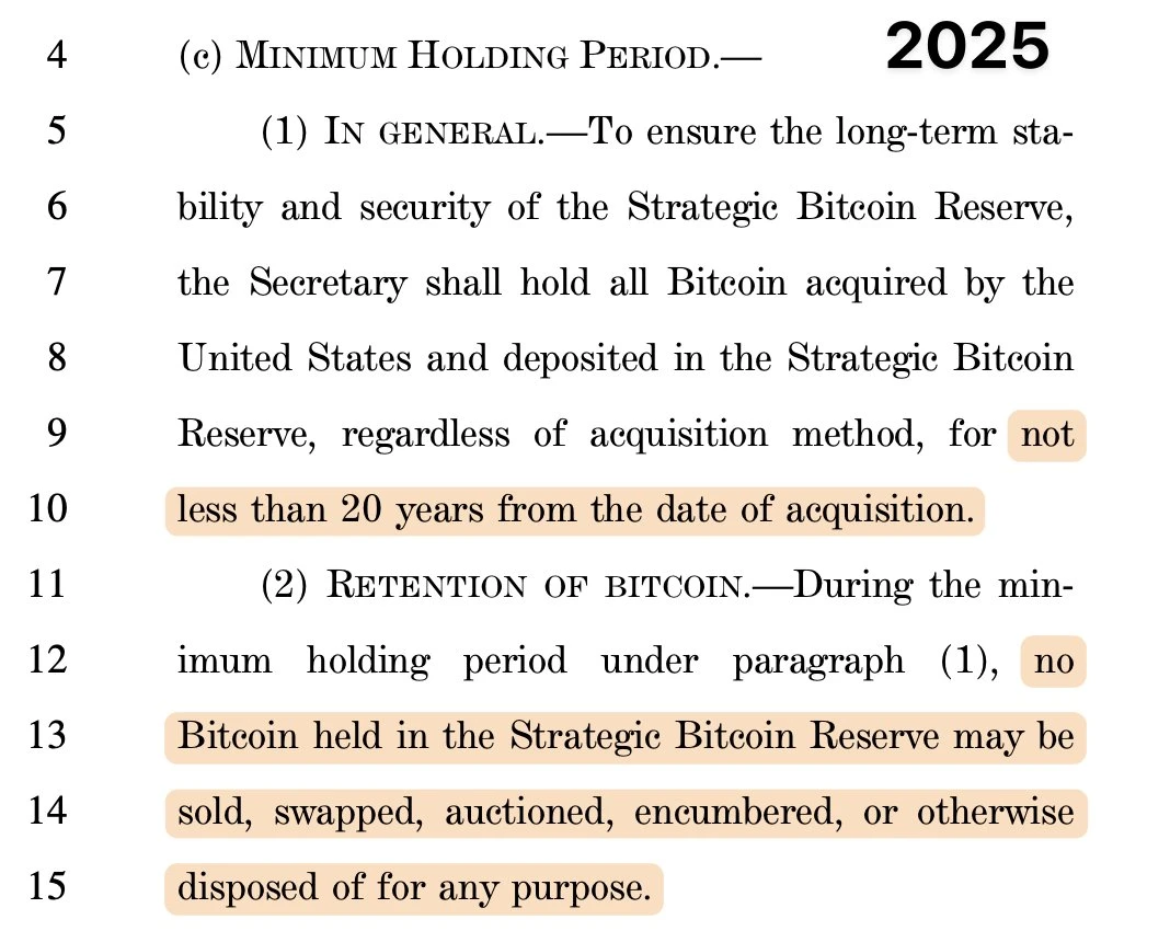 新版比特币法案提交，100万枚BTC买盘还在路上？