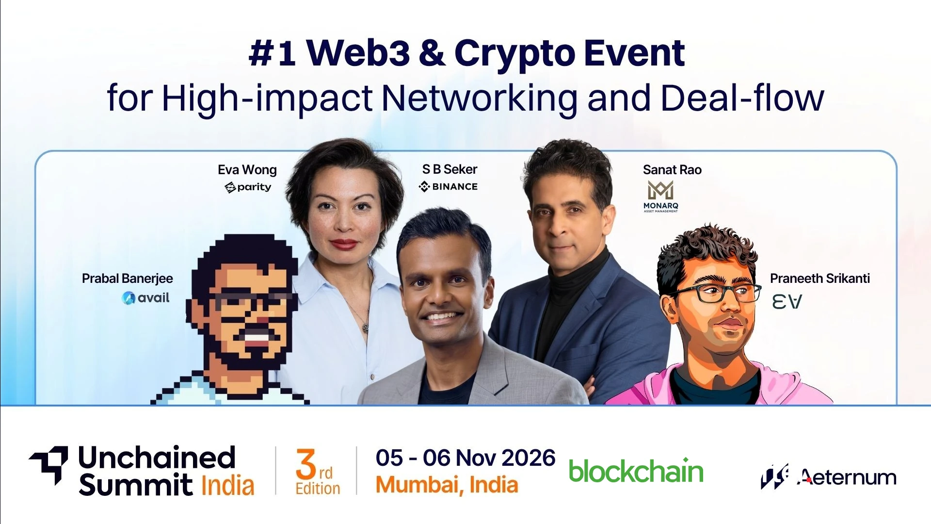Unchained Summit India Debuts in Mumbai as Capital, Markets and Web3 Converge