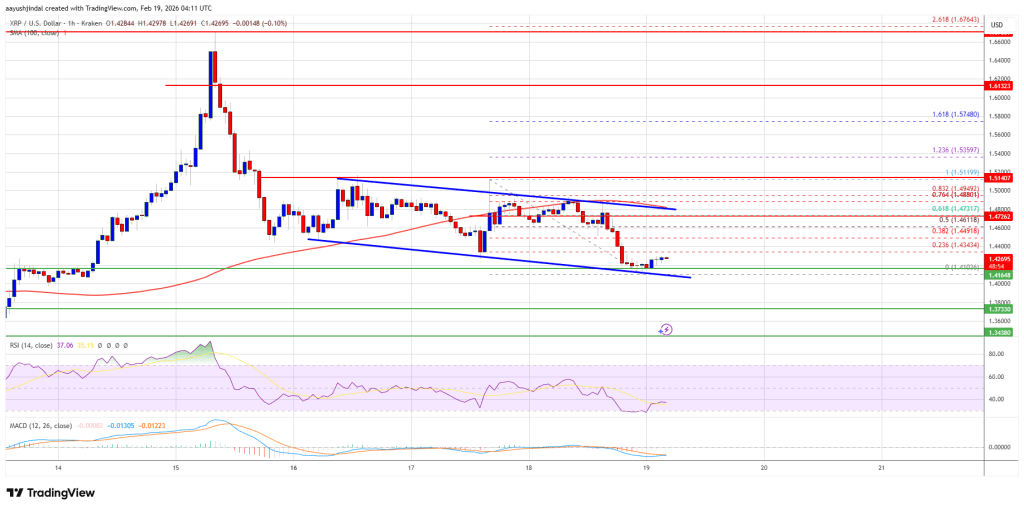 XRP Price Downtrend Deepens With Limited Signs Of Relief