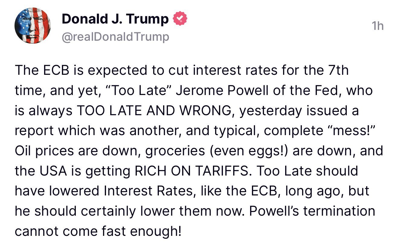 Trump Urges the Fed to Follow Suit After ECB Slashes Interest Rate by 25 Bps: Here’s How Bitcoin Could React