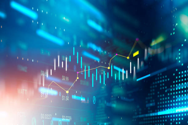 Digitally Generated Currency and Exchange Stock Chart for Finance and Economy Based Computer Software and Coding Display Digitally Generated Currency and Exchange Stock Chart for Finance and Economy Based Computer Software and Coding Display stock chart stock pictures, royalty-free photos & images