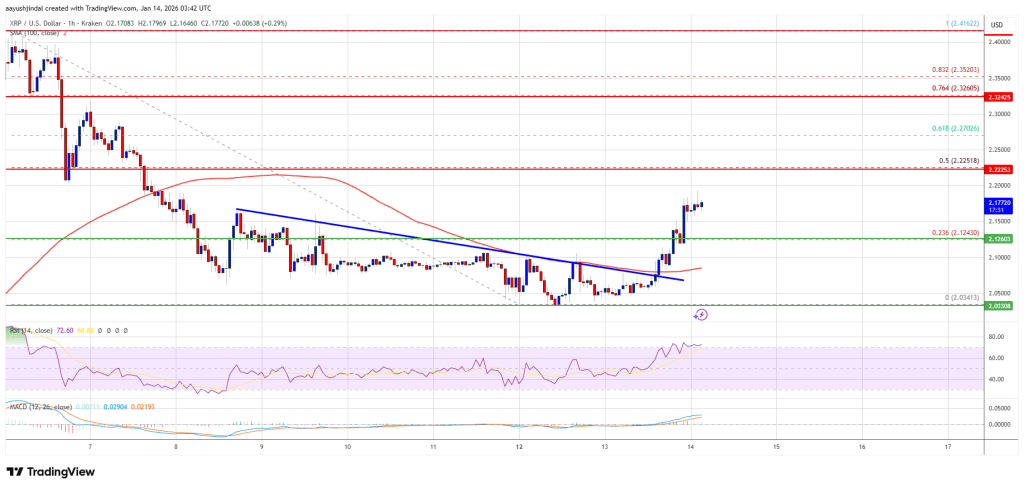 XRP Price Finds Its Footing at Support, Bulls Test Their Strength