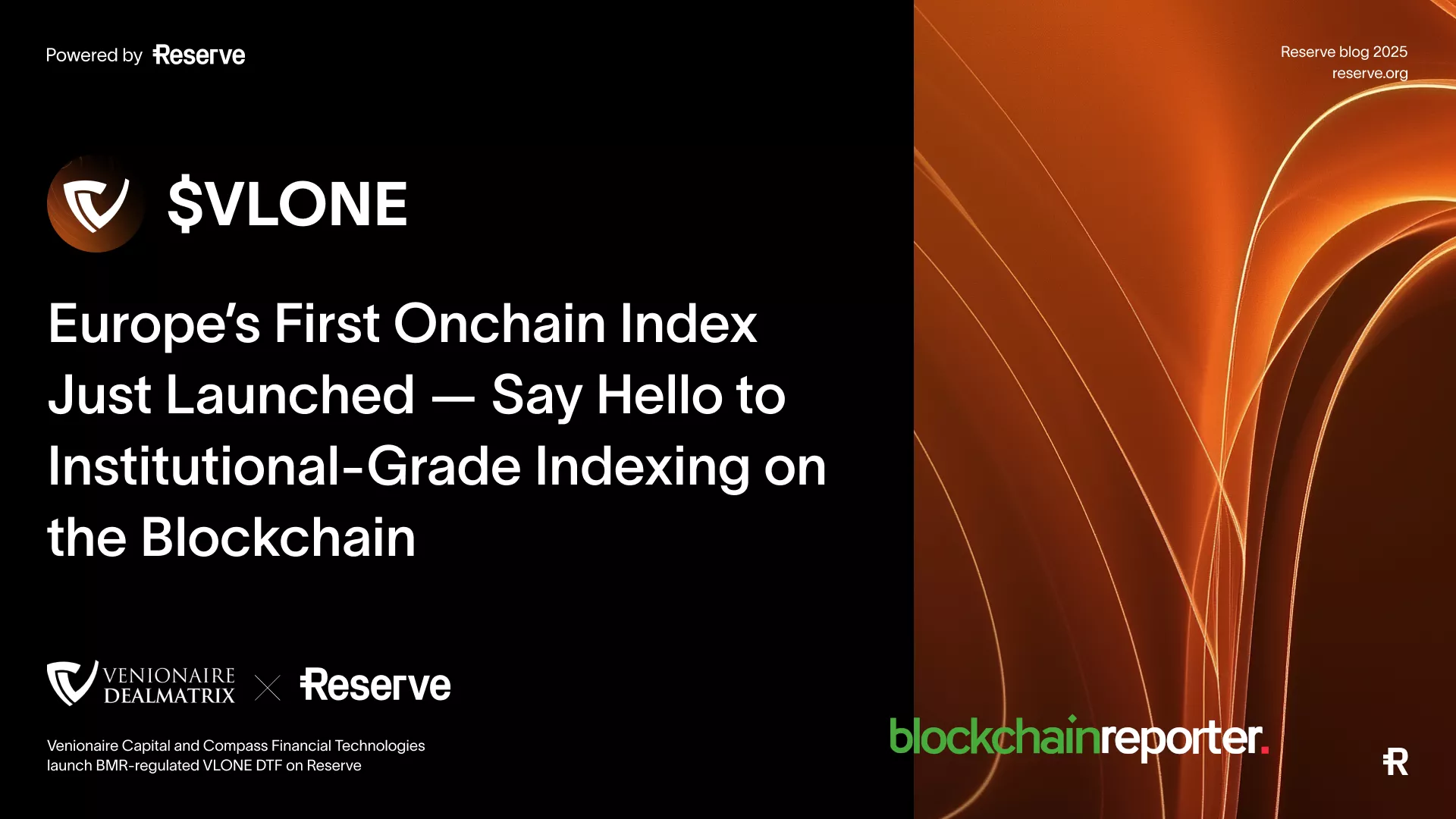 VLONE Debuts as Europe’s First Fully Onchain Layer-1 Index, Combining BMR Compliance with DeFi Transparency