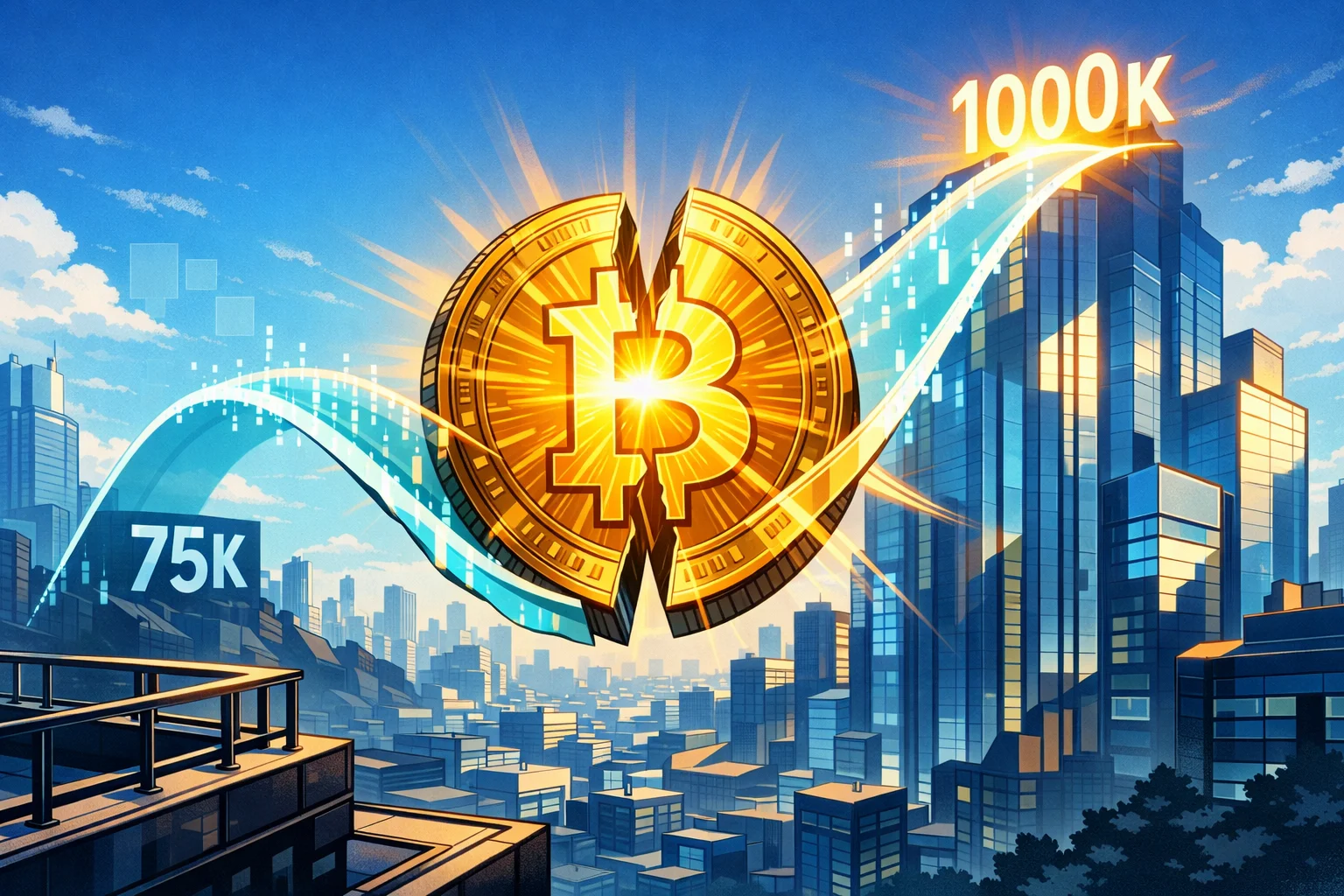 比特幣回落 8.7 萬美元，Polymarket：2026 BTC 再見十萬鎂機率達 80%