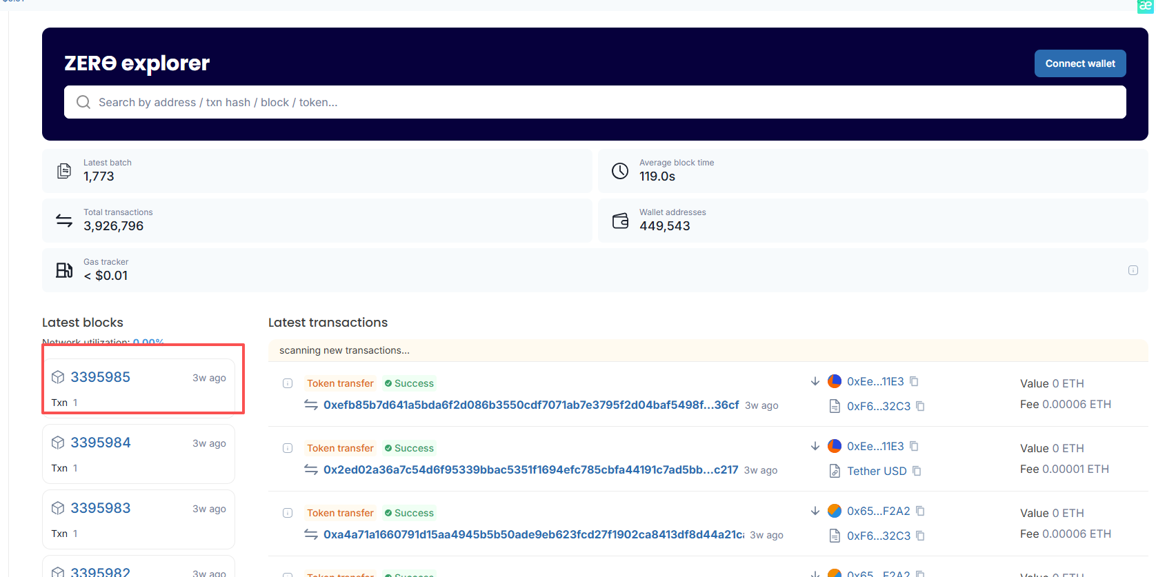 Zerion孵化L2网络Zero Network已停产超3周