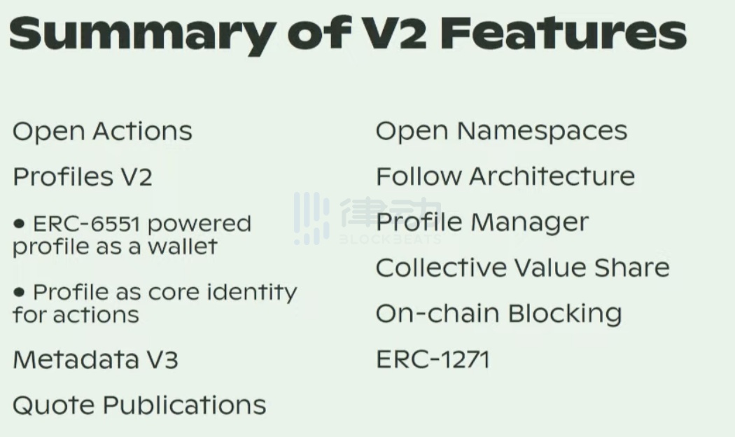 Lens Protocol发布V2版本，五大新功能一览