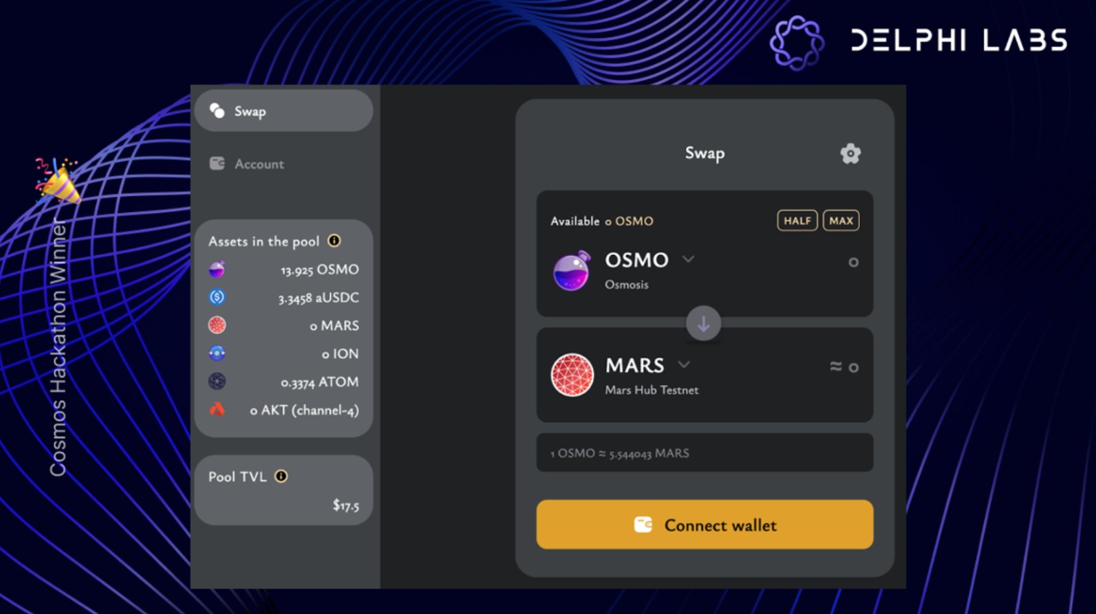 一文速览Delphi Labs Cosmos Hackathon获胜项目