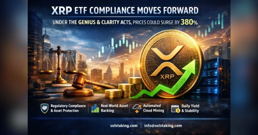 XRP ETF Compliance Moves Forward: Under the GENIUS & CLARITY Acts, Prices Could Surge by 380%
