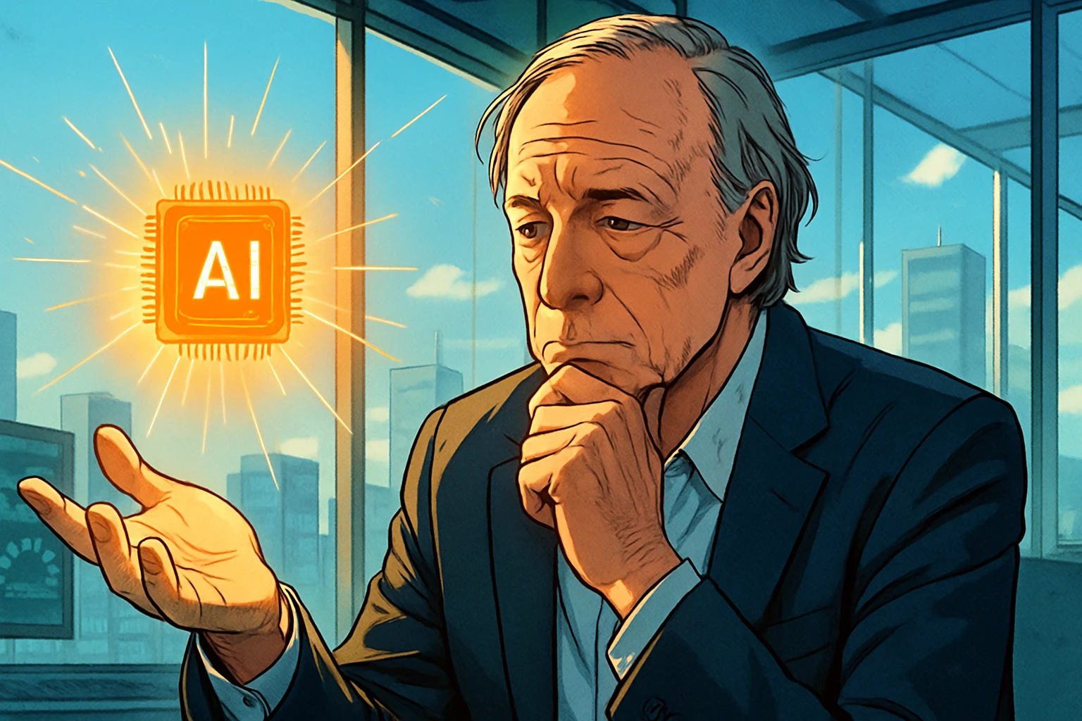 達里歐警告：未來兩年全球經濟「岌岌可危」，別因 AI 估值過高急於退出