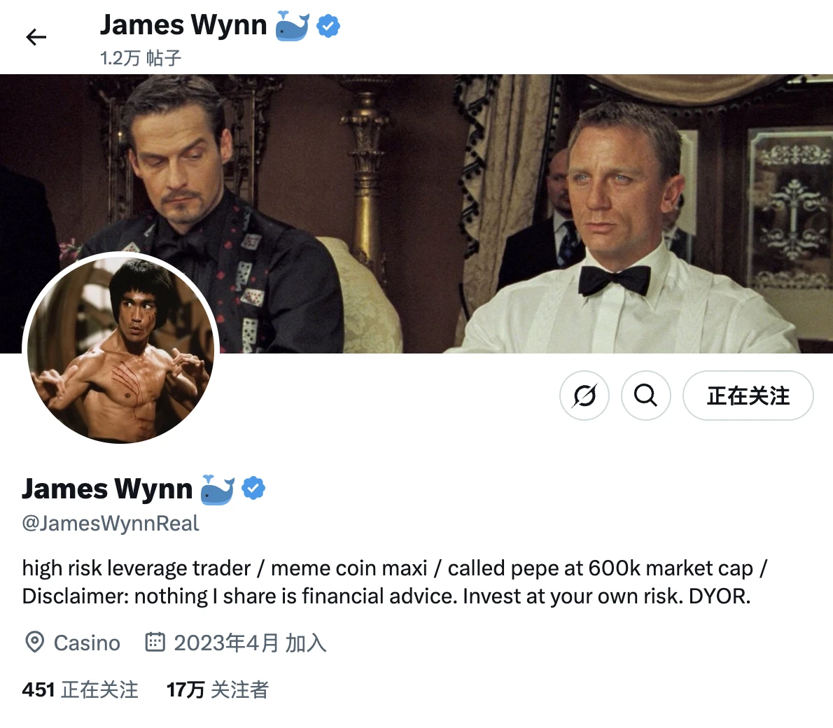谁是James Wynn：小镇走出的交易天才，豪赌10亿的疯狂巨鲸