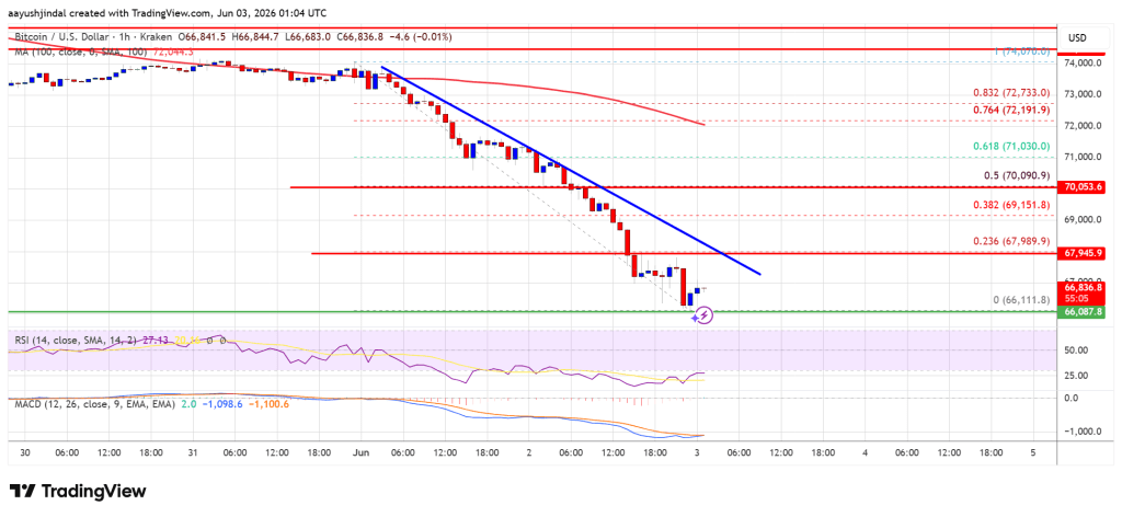 Bitcoin Price In Freefall As Panic Sweeps Through The Market